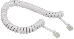 Kabel tel.2xwt.MOD. 4,0m sp.biały