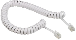 Kabel tel.2xwt.MOD. 4,0m sp.biały