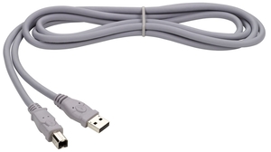 Kabel USB 2.0 A/B 5,0m szary EUA2005