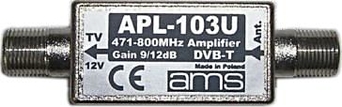 Wzmacniacz ant. AMS APL-103U 9/12dB