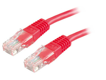 PATCHCORD KAT5E UTP 2M CZERWONY  8036