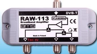 Wzmacniacz ant. AMS RAW-113 zasilanie 5V