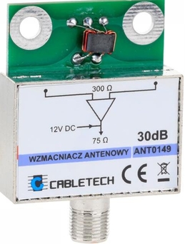 Wzmacniacz ant. Cabletech 30db ekra