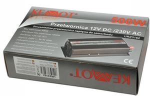 Przetwornica 12V/230V 500W KEMOT