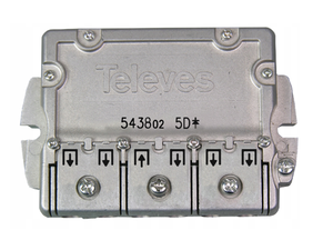 Rozgałęźnik Televes 1-wejście / 5 wyjść 5-2400MHz 543802