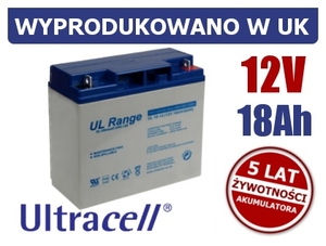 Akumulator 12V 18Ah ULTRACELL 1461