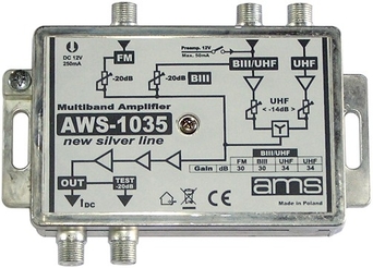 Wzmacniacz ant. AMS AWS-1035
