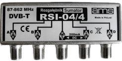 Rozgałęźnik-sumator RSI-04/4 AMS