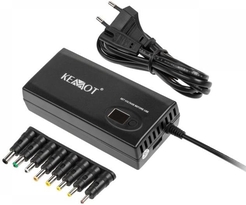 Zasilacz laptop uniwers. 12-24V 90W USB