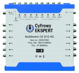 Multiswitch Cyfrowy Expert 9/12 HD