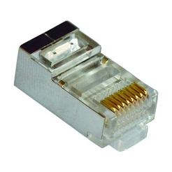 Wtyk telefon. 8p8c +ekran RJ45