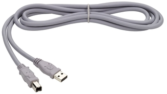 Kabel USB 2.0 A/B 5,0m szary EU2005