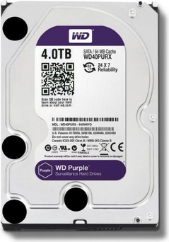 HDD WD3.5" 4TB 7200 SATAIII 64MB PURPLE