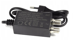 Zasilacz antenowy 12V/450mA, ZBL12V450