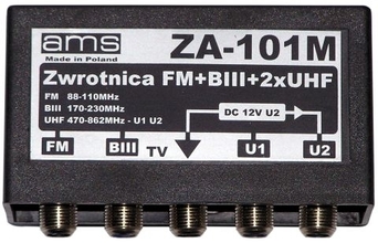 Zwrotnica ant.ZA-101 M  FM/VHF/2UHF
