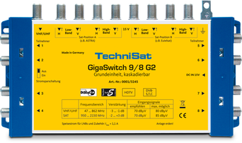 Multiswitch TechniSat 9/8 G2 DC-NT