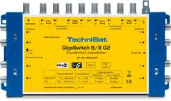 Multiswitch TechniSat 9/8 G2 DC-NT