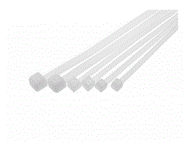 Opaska kablowa 370x4,8 biała [100szt]