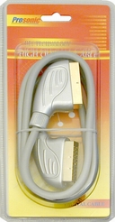 Kabel Euro-Euro 21 PIN 1,5m GOLD HQ