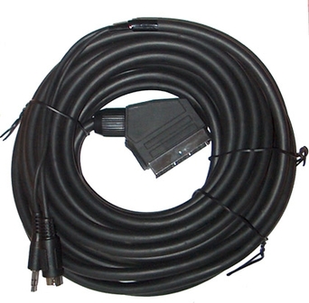 Kabel Euro-SVHS+Jack 3,5st. 3,0m