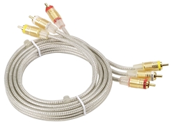 Kabel 3xRCA  1,5m GOLD      KHC010M
