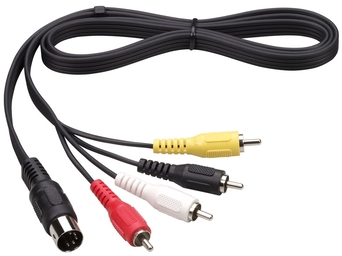 Kabel DIN 5/4xRCA wt.1,2m  KBA653