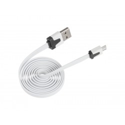Kabel USB wt.A/wt. micro USB 1,0m biały