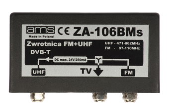 Zwrotnica ant. ZA-106BMs AMS FM+UHF