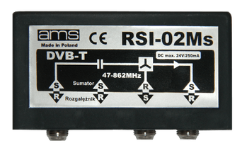 Rozgałęźnik-sumator RSI-02Ms AMS