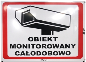 TABLICA OBIEKT MONITOROWANY 6586 