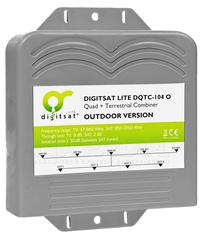 Zwrotnica SAT-RTV DIGITSAT LITE DQTC-104 O sumator do quada zewnętrzny