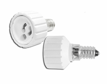 Adapter żarówki E14/GU10