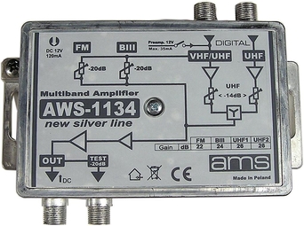 Wzmacniacz ant. AMS AWS-1134