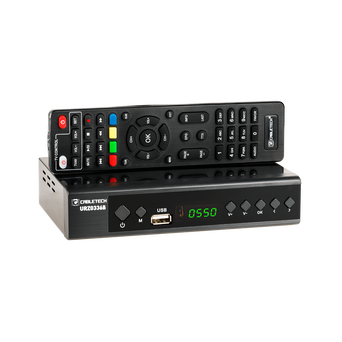 Odbiornik DVB-T2 Cabletech HD URZ0336B H.265 HEVC z wyświetlaczem