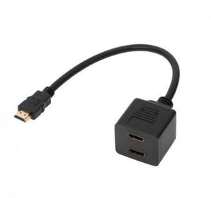 Przejście HDMI wt. / 2xgn. na kablu 30cm