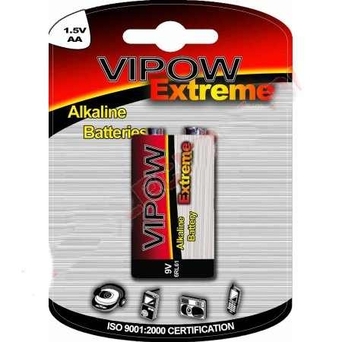 Bateria VIPOW EXTREME 9V 6LR6 alk.