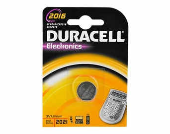 Bateria litowa CR2016 DURACELL [1szt/bl]