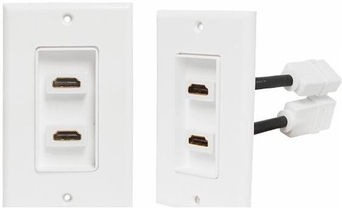 Gniazdo HDMI naścienne podwójne