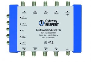 Multiswitch Cyfrowy Expert  5/ 8 HD